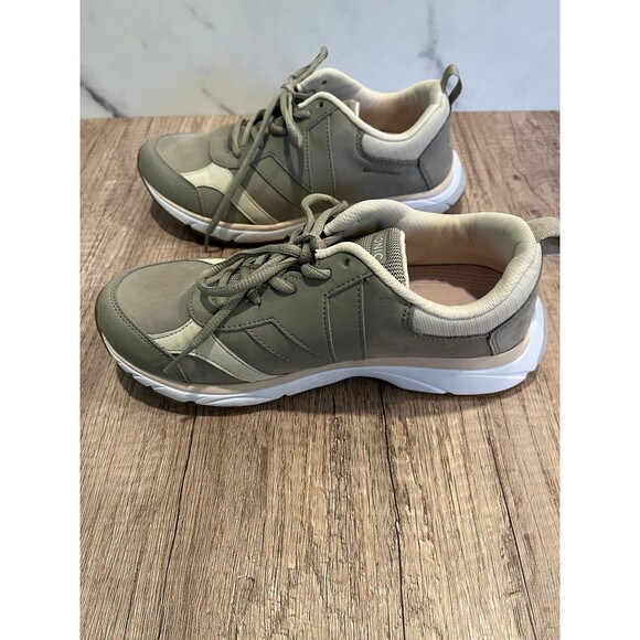 Vionic Lace-Up Athletic Sneakers Zanny Dark Taupe Size 8 - Picture 5 of 7